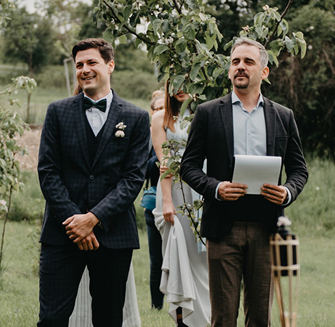 Ceremóniamester esküvő